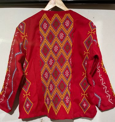 Blazer_40. T'BOLI HAND-EMBROIDERED Blazer