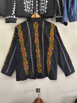 Blazer_41. T'BOLI HAND-EMBROIDERED Blazer