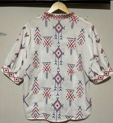 Blouse_78. T'BOLI HAND-EMBROIDERED BLOUSE