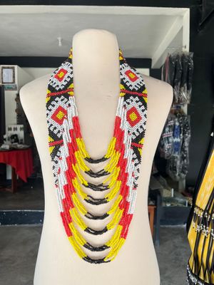 Necklace_06. T'BOLI HAND-BEADED NECKLACE