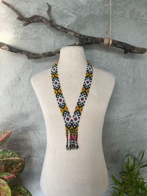 Necklace_22. T'BOLI HAND-BEADED NECKLACE