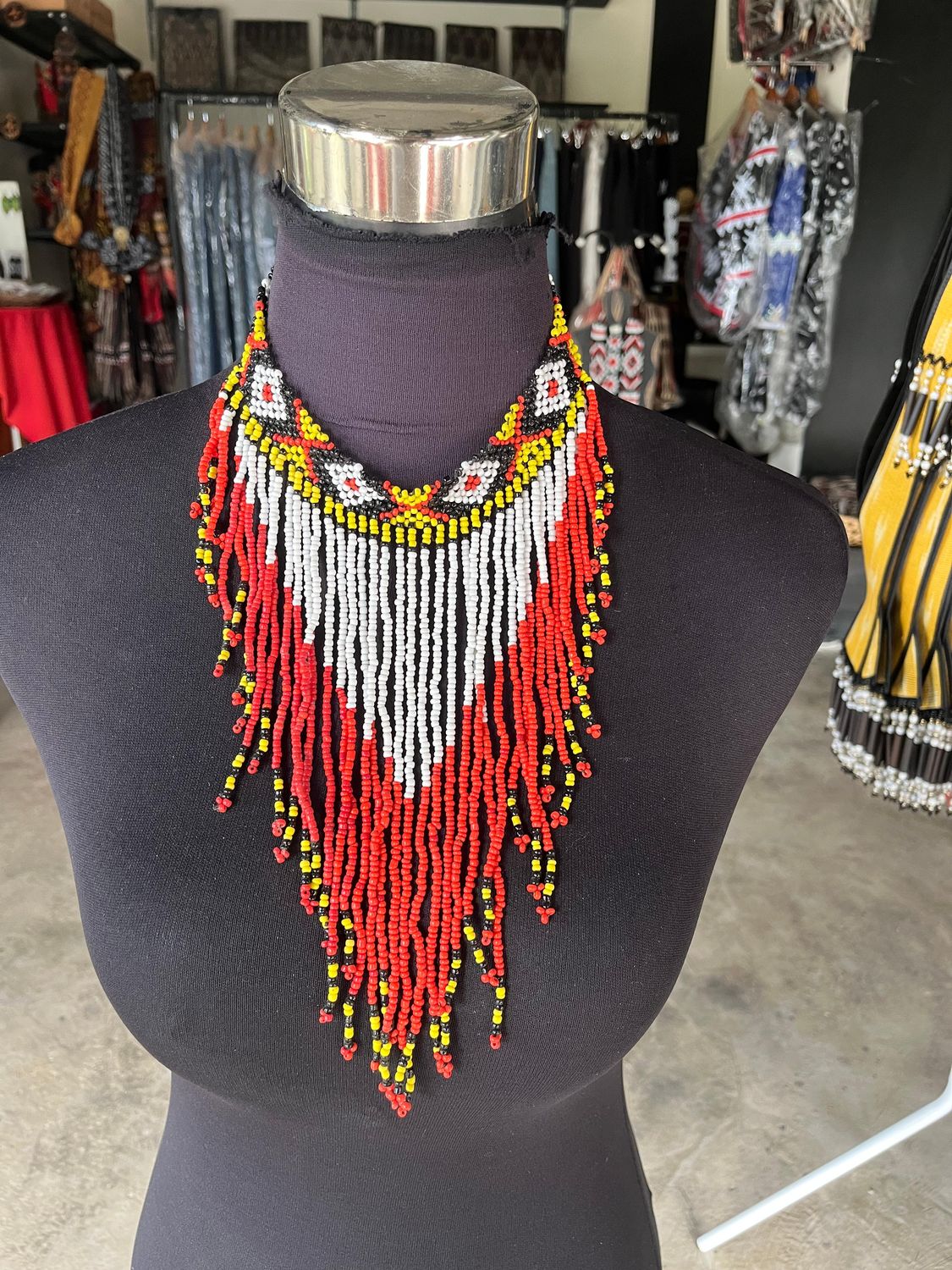 Choker_07. WATERFALL. T'boli Handmade
