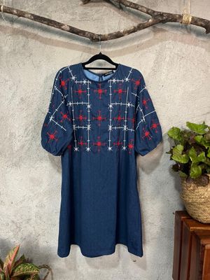 Dress_14. T'BOLI HAND-EMBROIDERED DRESS