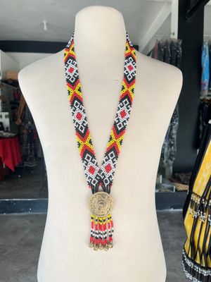 Necklace_17. T'BOLI HAND-BEADED NECKLACE