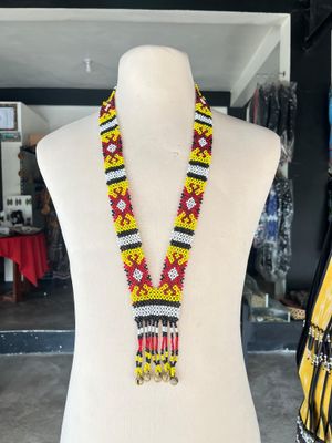 Necklace_18. T'BOLI HAND-BEADED NECKLACE