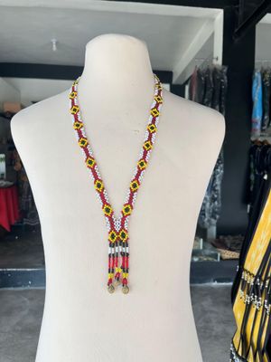 Necklace_19. T'BOLI HAND-BEADED NECKLACE