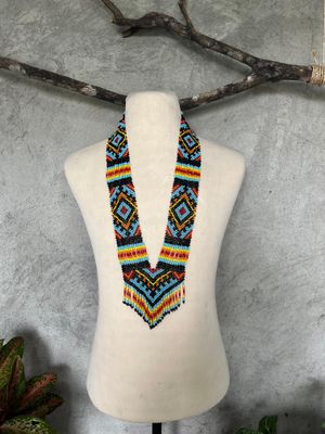 Necklace_20. T'BOLI HAND-BEADED NECKLACE