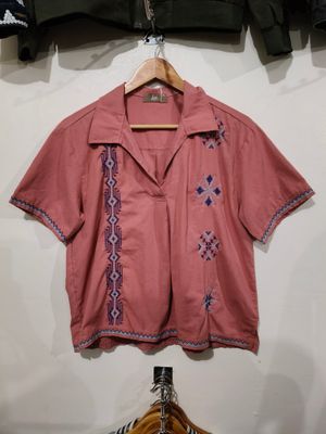 Blouse_83. T'BOLI HAND-EMBROIDERED BLOUSE