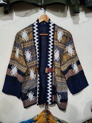 Blazer_47. T'BOLI HAND-BEADED BLAZER