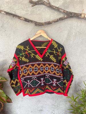 Blouse_94. T'BOLI HAND-EMBROIDERED BLOUSE