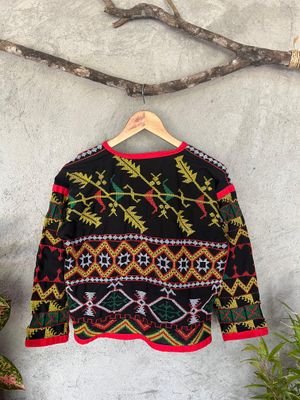 Blouse_94. T'BOLI HAND-EMBROIDERED BLOUSE
