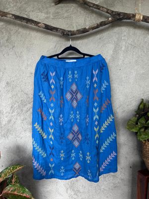 Skirt_52. T'BOLI HAND-EMBROIDERED SKIRT