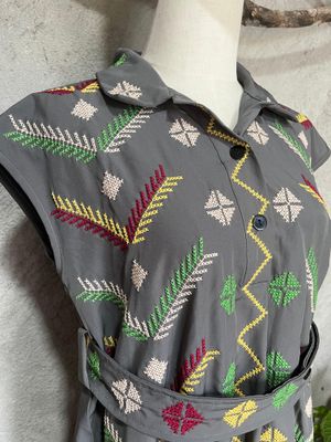 Dress_16. T'BOLI HAND-EMBROIDERED DRESS
