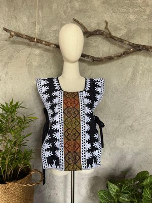Bib Vest_14. TBOLI HAND-BEADED INAUL BIB TOP