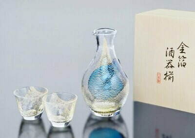 金箔酒器揃套裝(1 瓶 2 杯)