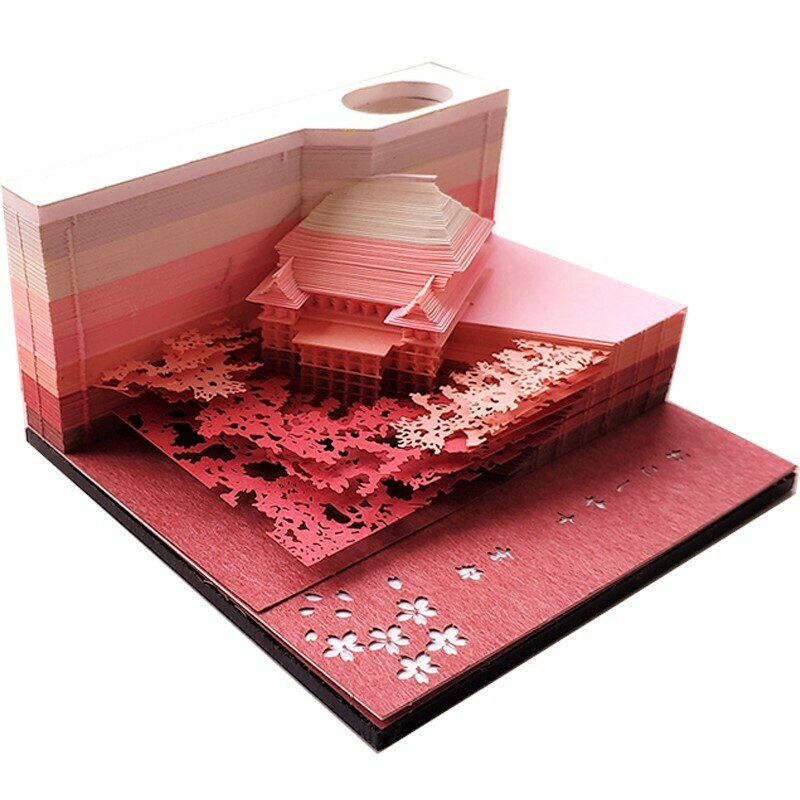 The Magical Memo Pad (Kiyomizu Temple/清水寺), Color: 紅色