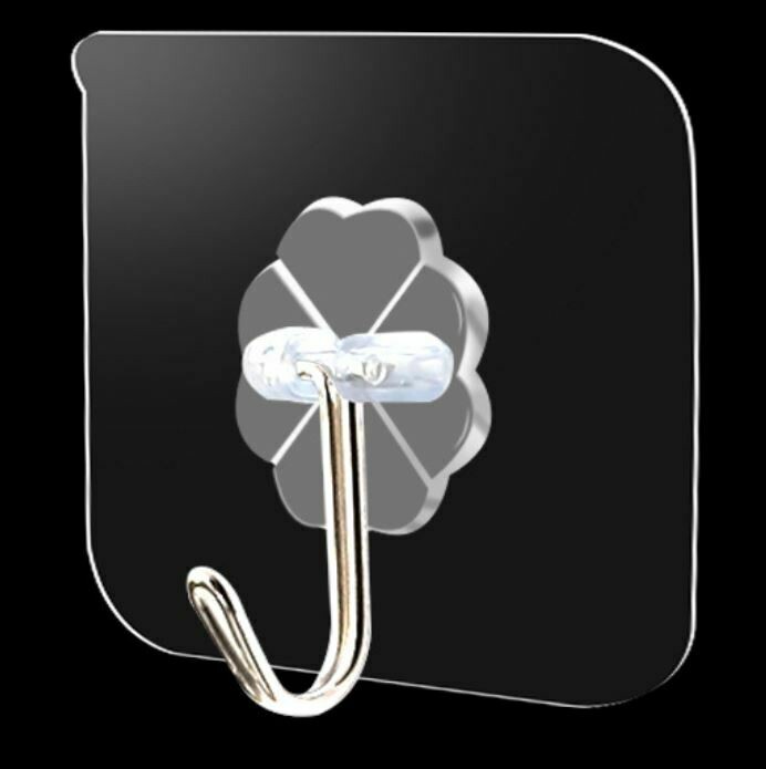 超強力無痕掛鉤 | Strong Wall Hangers (5個入), 款色: 加厚款 - 亞克力 (5個入)