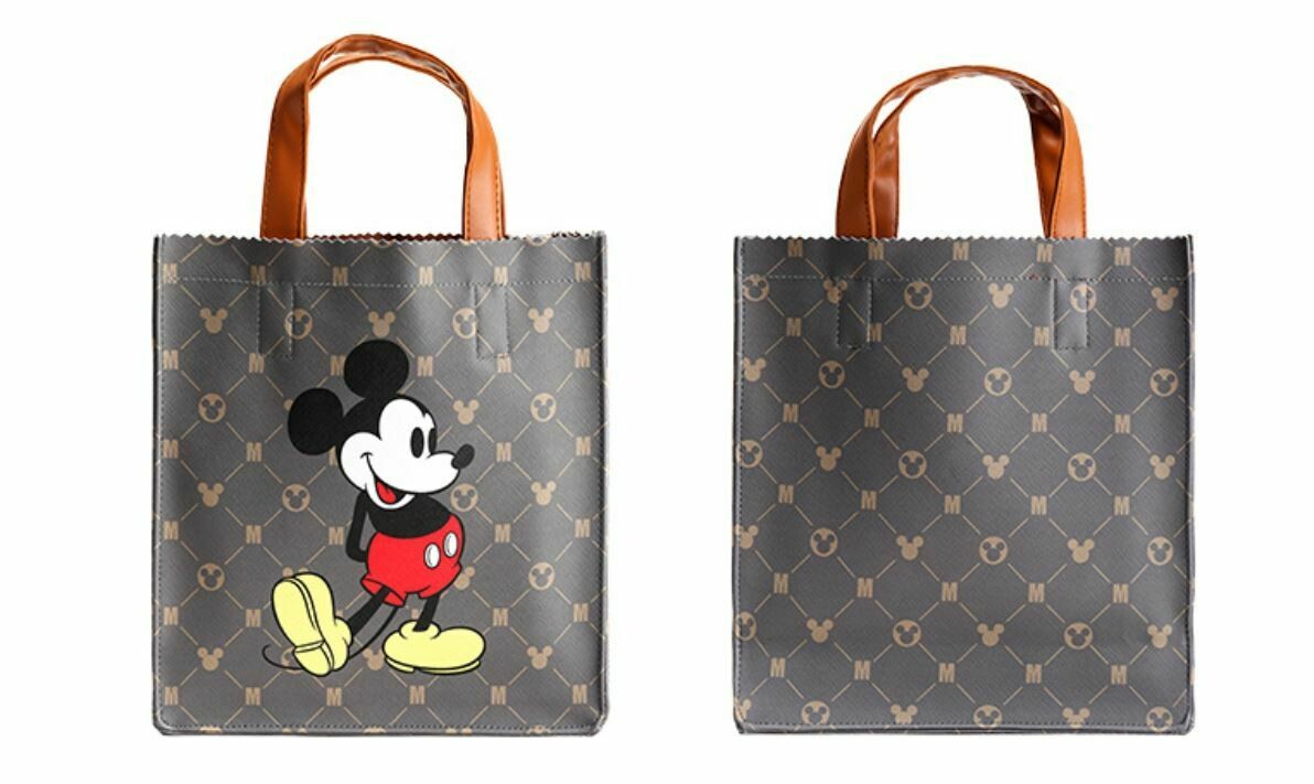 Mickey Mouse Hand PVC Bag (Disney Authorized Series), Color: 咖啡色