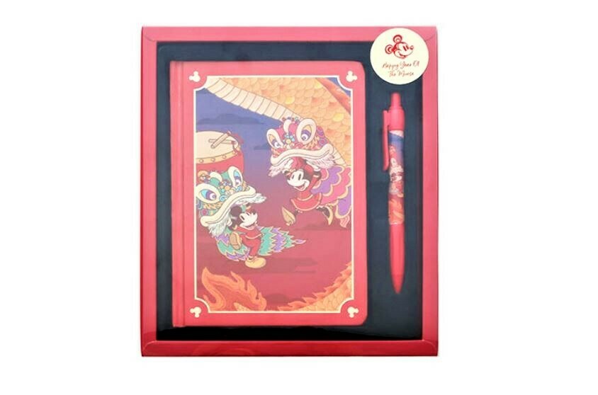 Mickey Mouse賀年筆記本禮盒(Disney CNY Series), 款式: LW-SST-35(舞獅) x 1