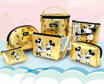 Mickey Mouse金色收納包