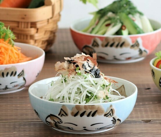 日本招財貓碗碟系列, Type: 日本招財貓湯碗 2件