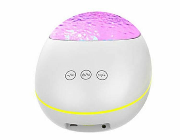 Galaxy Projector with Bluetooth Speaker, Color: White