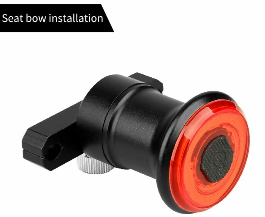 USB單車防水尾燈 | USB Waterproof Bicycle Tail Lamp, 款色: 座墊款
