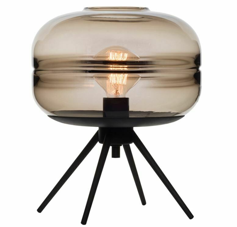 Hotel Room Decorative Round Desk Lamp, COLOR: 琥珀色