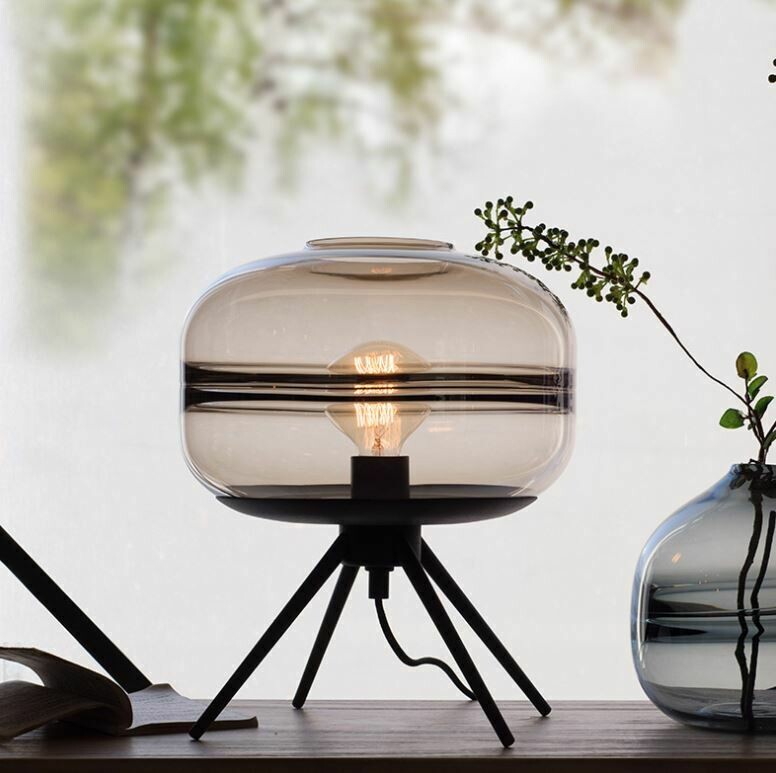 Hotel Room Decorative Round Desk Lamp
