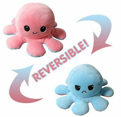Cute Reversible Octopus Plush
