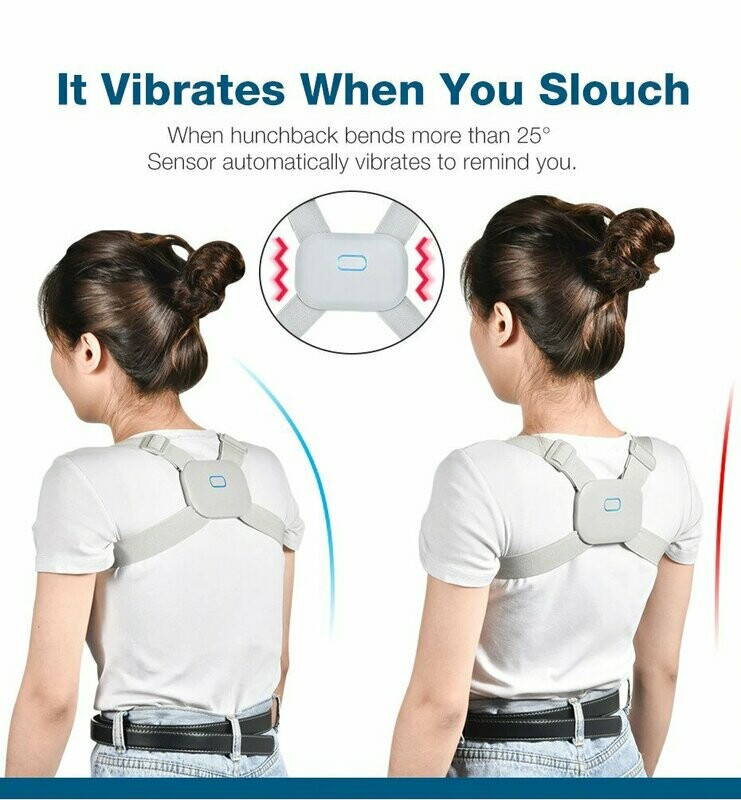 智能震動背姿糾正帶 | Adjustable Smart Intelligent Posture Corrector