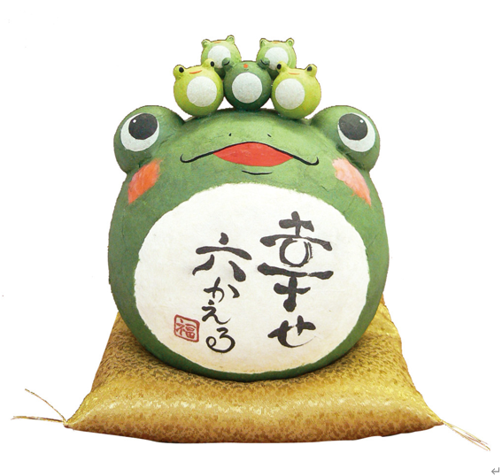 日本傳統紙藝六福蛙
