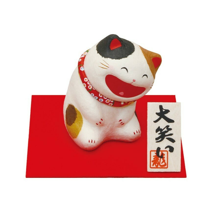 日本傳統紙藝大笑貓1套3隻