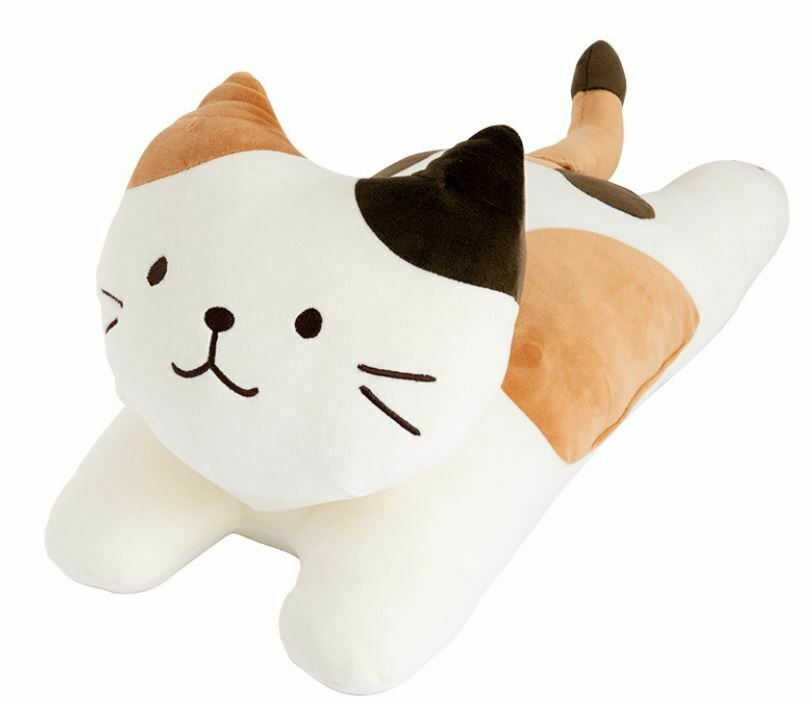 日本FUKU FUKU NYANKO Cushion, 款式: 三花福貓