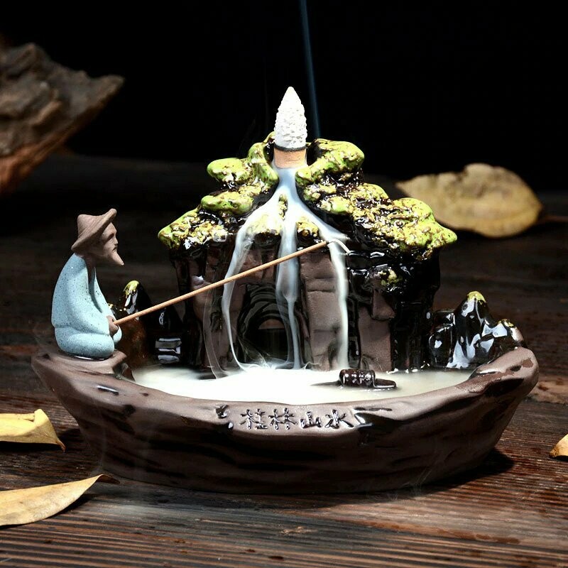 桂林山水倒流香座 | Guilin Landscape Backflow Incense Burner