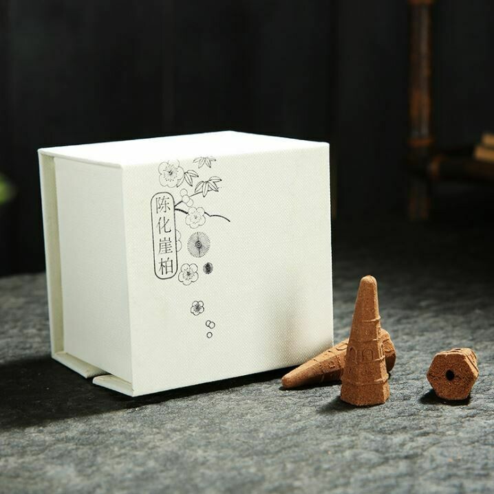 塔型倒流香粒, 款式: a.	陳化崖柏