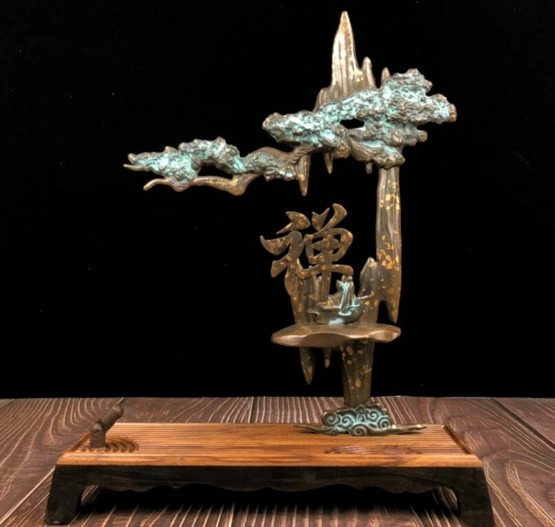 禪意青銅倒流香座 | Zen Bronze Incense Burner