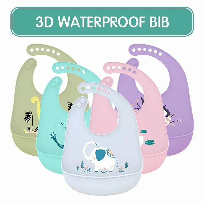 防水動物嬰兒圍兜 | Waterproof Animal Baby Bib
