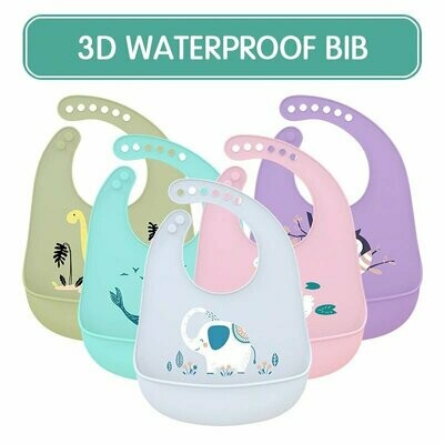 防水動物嬰兒圍兜 | Waterproof Animal Baby Bib