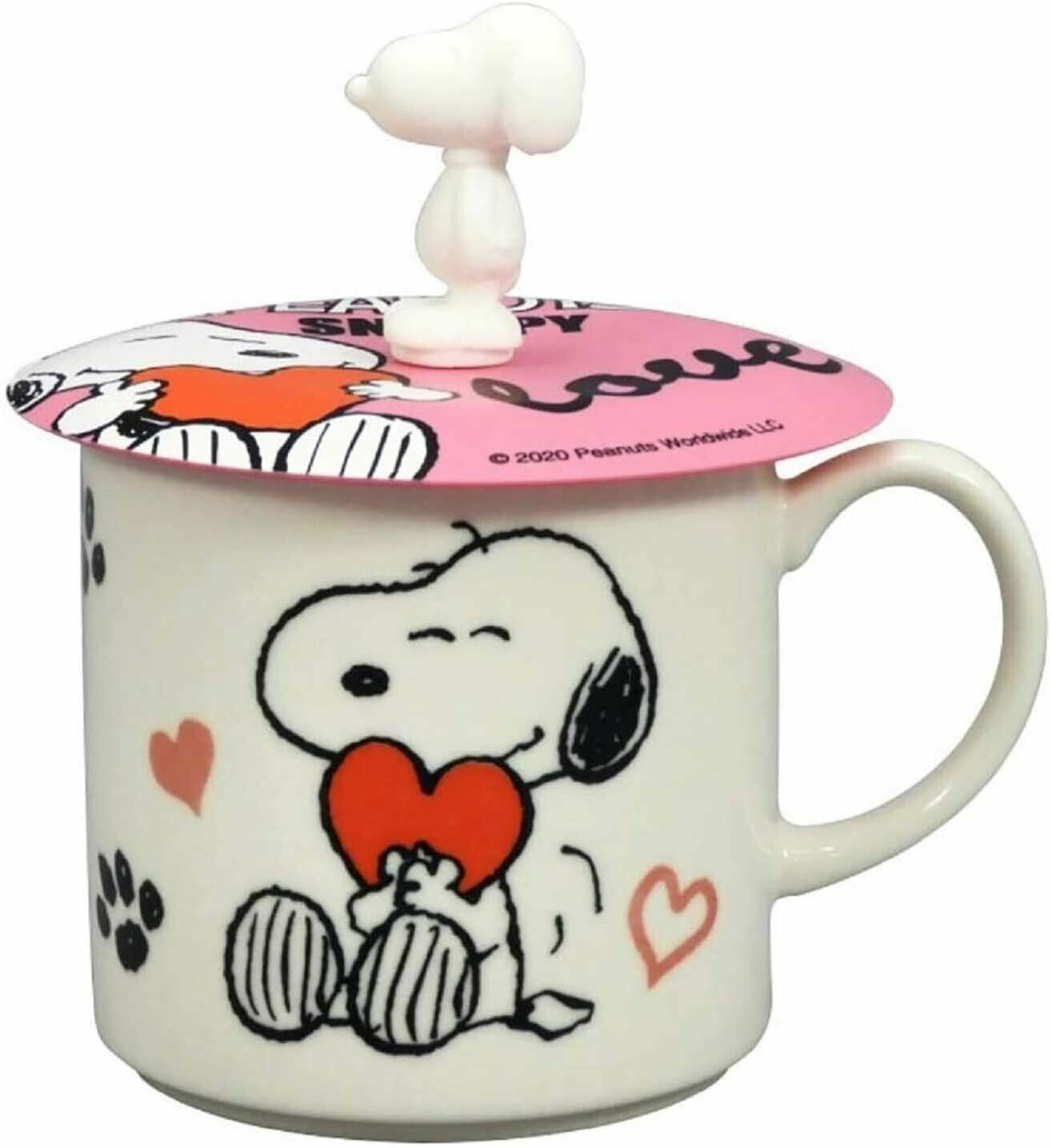 日本SNOOPY陶瓷杯(附蓋), STYLE: SNOOPY