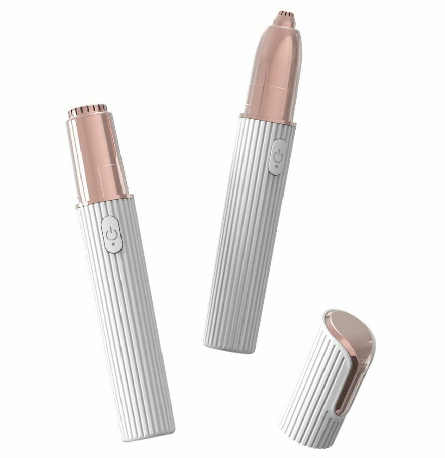 多功能電動修眉筆 | Multifunctional Electric Eyebrow Trimmer, Color: WHITE