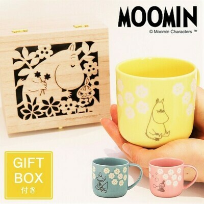日本Moomin陶瓷杯木盒裝