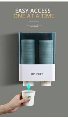 掛壁式纸杯架 | Wall Shelf Cup Holder