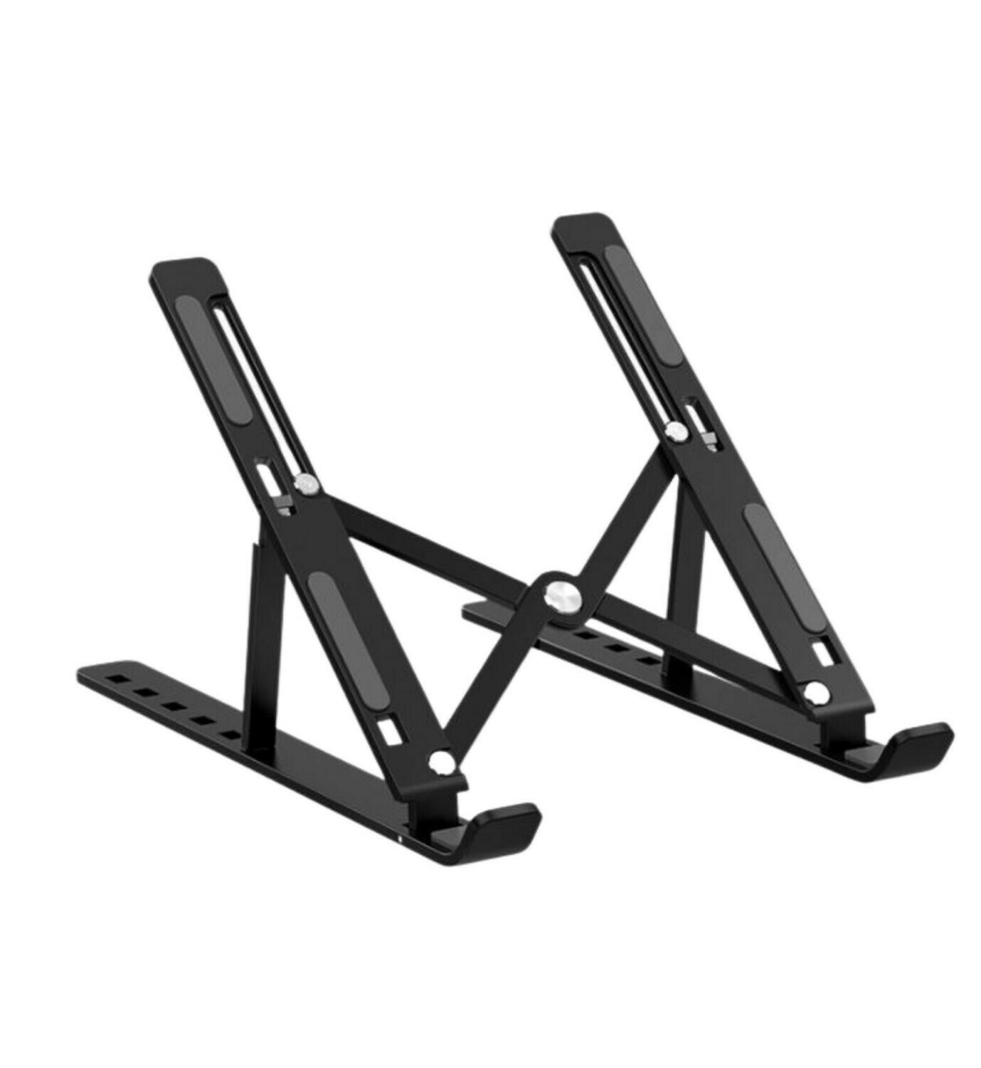 摺疊式筆電支架 | Foldable Laptop Stand, Color: Black