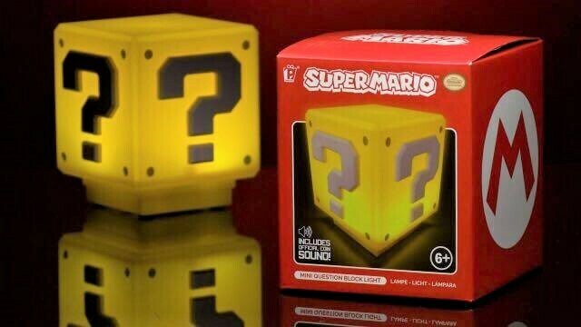 Super Mario Mini Question Block Light