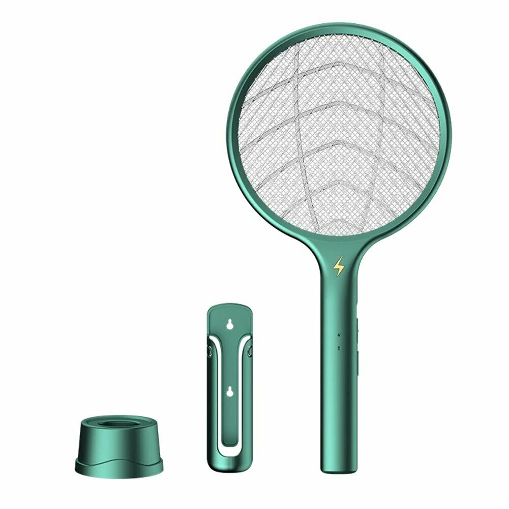 2合1電蚊拍 | 2 in 1 Electric Fly Swatter, Color: Green