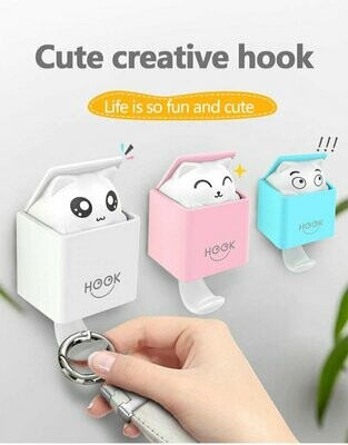 貓貓重力感應掛鉤套裝(4個入) | Hidden Cat Wall Hanging Hook Set