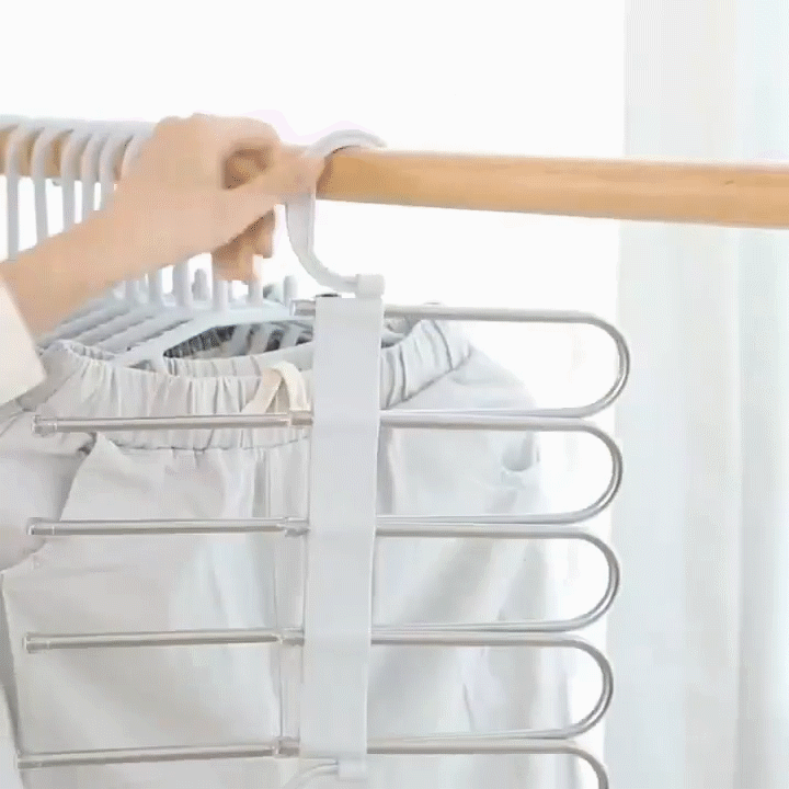 5合1伸縮收納褲架 | 5 In 1 Multi-functional Trouser Storage Rack