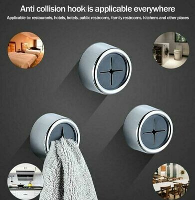 壓入式毛巾掛鉤(4個入) | Push In Towel Holder