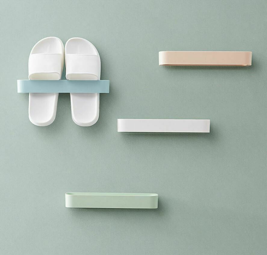 立體壁牆式拖鞋架(4個入) | Wall-mounted Slipper Rack